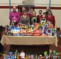 Beech House School Harvest Festival with Bishop of Middleton, The Right Reverend Mark Davies, pupils, Head Teacher Kevin Sartain, Julie McDonough and Theresa McNee