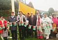 Kashmir Flag Hoisting Ceremony at Rochdale Town Hall with Simon Danczuk MP, Cllr Amna Mir and Cllr Surinder Biant