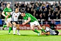 Fiji v Ireland in the Rugby League World Cup at Rochdale Hornets 2013