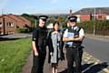 David Gurr, Neighbourhood Constable with Yvonne Pickering, Crime Reduction Advisor for Rochdale Borough Council and John Taylor, Chief Inspector at Rochdale Division