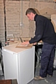 A fridge at the RBH furniture and white goods re-use scheme