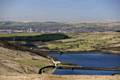 Piethorne Reservoir with views of Rochdale 