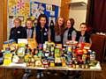 32nd Rochdale Guides gather donations for Rochdale Foodbank