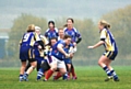 Action from Rochdale Hornets Ladies v Batley Bullets 