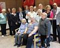 Members of the RBH supported housing team celebrate the award win with tenants at Derrick Walker Court