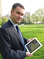 David Gauke, Exchequer Secretary, using Tax Calculator app