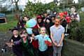 RBH Junior Wardens in Hallowe’en fancy dress do their best to frighten the photographer