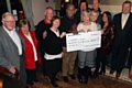 A cheque for £1642.13 was presented to Springhill Hospice