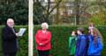 The Lancashire Proclamation was read by John Kay, witnessed by pupils of Littleborough Holy Trinity School 