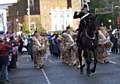 Thousands lined the route when the Second Battalion of Fusiliers returned home in 2009