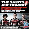 Friday 25 January 2013 Rochdale Hornets V St Helens Spotland Stadium, 8.00pm 
