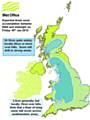 Heavy snow to bring risk of disruption on Friday 18 January 