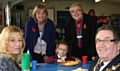 The Mayor and Mayoress of Rochdale joined pupils at Spotland Primary School for a Mexican style school dinner, as part of a national event celebrating school meals this week