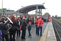 Awaiting the Santa Special Train at Littleborough