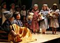 Infant children from Hollin Primary School perform a production of Jesus’ Christmas Party