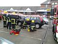 Car fire at Morrisons 
