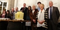 The Rochdale Pioneers Museum volunteer team with Mervyn Wilson