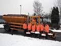 ‘Big Daddy’ with the Hopwood Hall College team that helped keep both College campuses open throughout the recent heavy snowfall