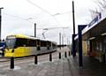 Metrolink services were stopped for around half an hour after the incident on Maclure Road