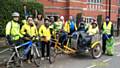 Rochdale Cycling Club and St John Church team joined the Rochdale Environmental Action Group 