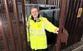 Area Manager Mark Williamson at an electricity substation