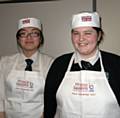 Judith Yung and Georgie Terry who finish fourth in the Masterchef Competition