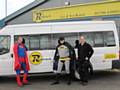 Rentruck/Cool Running Rental from supported the Santander Superhero Tag Team Challenge to raise funds for The Eve Appeal gynaecological cancer research charity