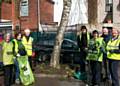 Rochdale Environment cleaned, cut the bushes and weeds on Henry Street and planted flowers