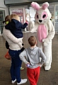 Middleton Rotary Club's Easter Bunny at Sainsbury's