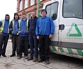 Adil Naveed, Zak Kirby, Phillip Howarth, Matthew Cheetham and Dave Parker (NEAT Supervisor from Groundwork Oldham & Rochdale)
