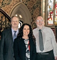 Nigel Hobson, Sales Manager, Rochdale Online; Pauline Journeaux, Managing Director of Rochdale Online and Chairwoman of Rochdale, Rochdale, Rochdale; John Kay, Rochdale Online Director