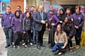 MP for Rochdale Simon Danczuk with the pop-up shop volunteers