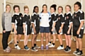 Siddal Moor's Under 15 girls team with GB Olympian, Holly Lam-Moores (centre)