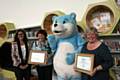 Sharon Palmer-Johnson from the Booktrust, Maureen Watson, Irene Peachey
