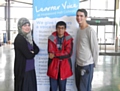 Student representatives who attended the Learner Voice Conference, from left to right: Nahida Abasi (Health & Social Care), Mohammed Ahsan (Media Production) and Matthew Jackson (Catering)
