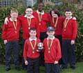 Bowlee Park Boys Football team who won the Middleton Schools football tournament