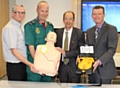 North West Ambulance Service (NWAS) donated two defibrillators to Number One Riverside