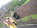 The Climbing wall - part of the obsticle course