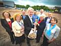 The site of the new church are (front left-right) Liz Garsrud, RDA – Surveyor; Cllr Cecile Biant, Chair Rochdale Township; Kevin Hargreaves, Globe Construction – Director; Rev  Carolyn White and Jan Hicks - Church Member.

 

Back (left-right) David Burton, Globe Construction – Contracts Manager; Lee Oliver Globe Construction - Commercial Manager; Pat Farnan, Globe Construction – Project  Manager and John Taylor, RDA – Surveyor