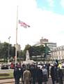 Armed Forces Day Flags raised in all Townships in the Borough and flown at half mast in rememberence of Drummer Lee Rigby
