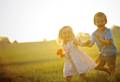 Children having fun in the sun