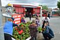 Heywood firefighters are saying it with flowers when it comes to water safety
