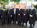 Matthew Gilmartin (third from the right) gained a first class honours degree in Chemical Engineering