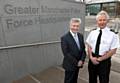 Greater Manchester’s Police and Crime Commissioner Tony Lloyd and Chief Constable Sir Peter Fahy 
