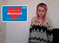 Lizzie campaigned to encourage people to become organ donors