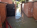 Around 12 homes on Entwistle Road have been affected by serious flooding 