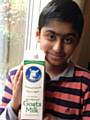 Hanaan Hussain is to appear on one million milk cartons 