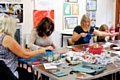 Needlework workshop at Littleborough Arts Festival