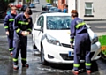 Littleborough Fire Station charity car wash