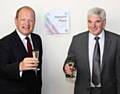 Simon Danczuk and Malcolm Hanson at the Company’s 50th Anniversary, and the naming of it’s new facility at Gorrell’s Way 